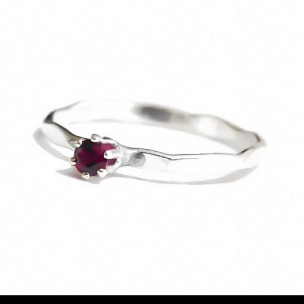 Genuine Ruby Ring, 925 sterling silver - Picture 2 of 7